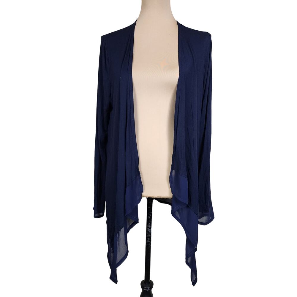 Verve Blues Large Navy Blue Lightweight Cardigan